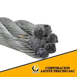 CABLES DE ACERO - ALMA CAÑAMO MILIMETRICOS - GALVANIZADO