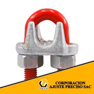 GRAPAS TIPO CROSBY ESMALTADO ROJO