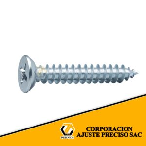 TORNILLOS AUTORROSCANTES CABEZA PLANA CORTADA 6 -10