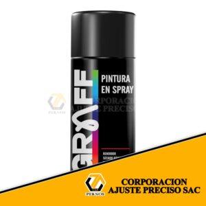 PINTURA SPRAY NEGRO MATE #12