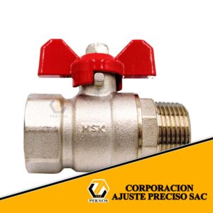 VÁLVULAS ESFÉRICAS MARIPOSA HEMBRA - MACHO